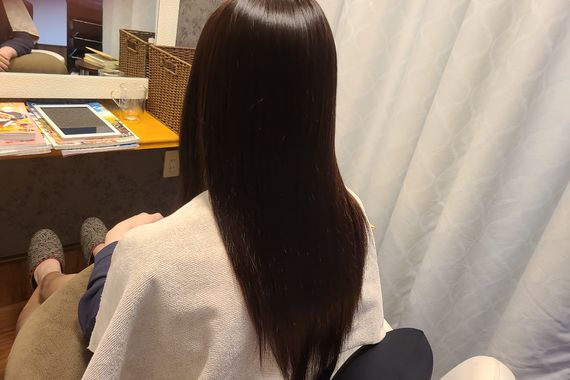 木目調のサロン