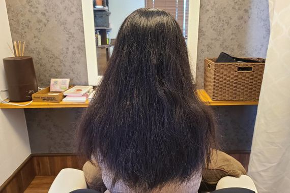 木目調のサロン