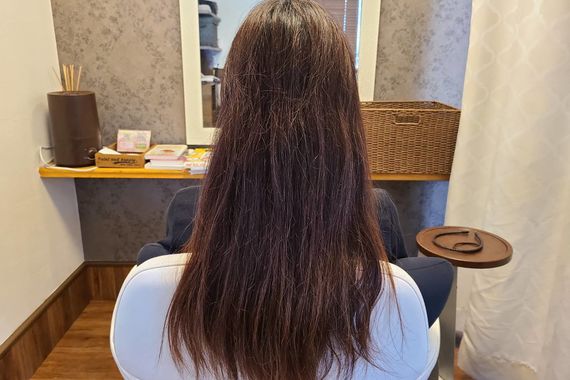 木目調のサロン